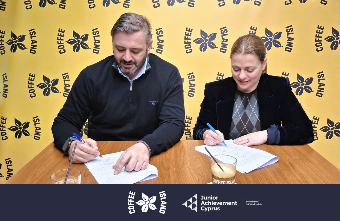Η COFFEE ISLAND ΚΥΠΡΟΥ ΚΑΙ Ο JUNIOR ACHIEVEMENT CYPRUS ΕΝΩΝΟΥΝ ΔΥΝΑΜΕΙΣ!
