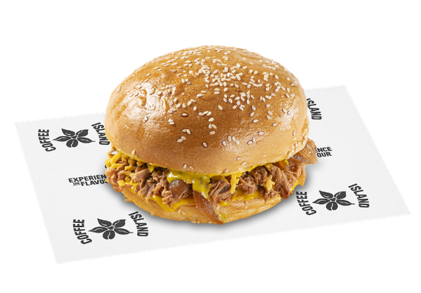 Brioche με Pulled Pork