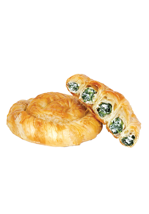 Traditional Spiral Pie With Spinach & Feta Cheese Savories Cyprus