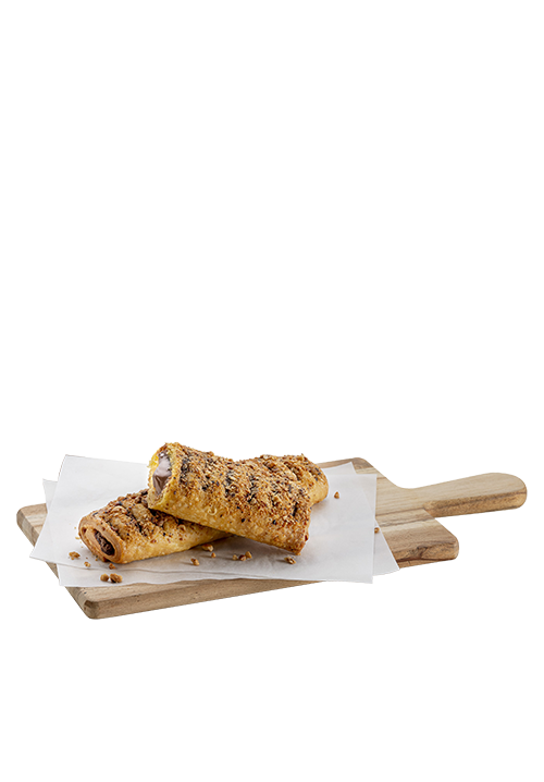 Flute Filled with Hazelnut Praline