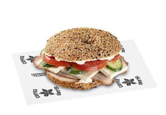 Κουλούρι με ρόστο και χαλλούμι