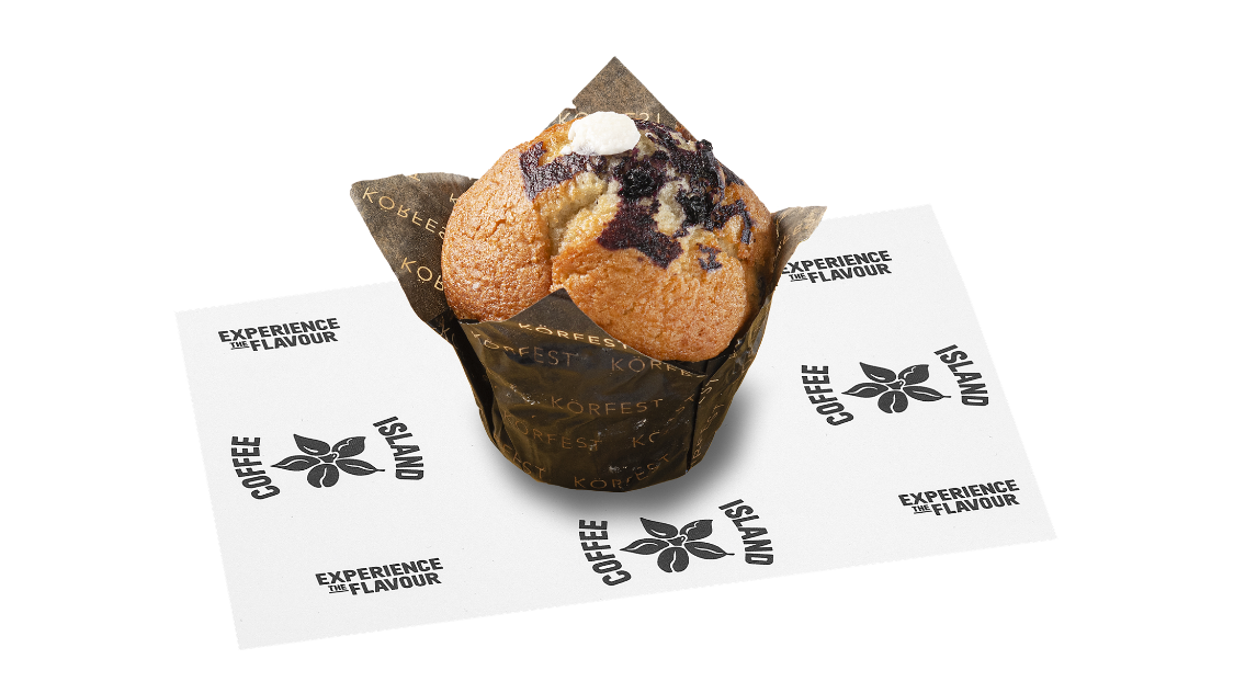 Μάφιν με μύρτιλα και κρέμα τυρί