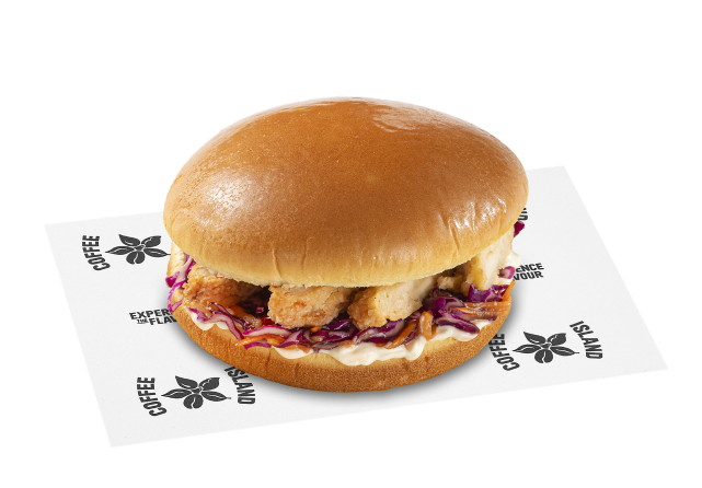 Μπριός με κοτόπουλο πανέ