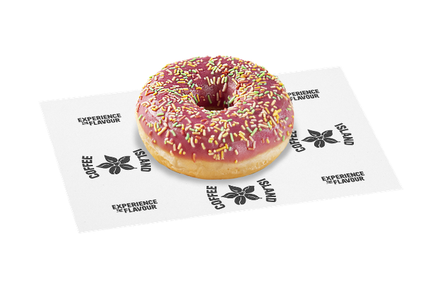 Ντόνατ με Γέμιση Φράουλα