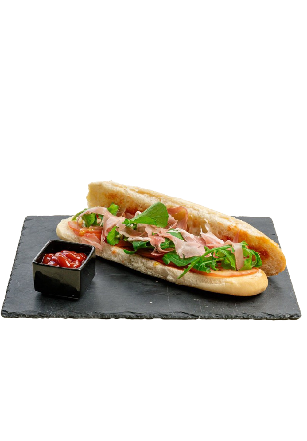 Πίτσα Σάντουιτς με Προσούτο & Ρόκα