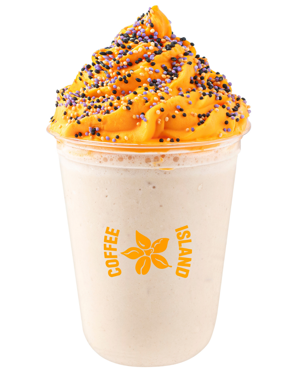 Spooky pumpkin milkshake