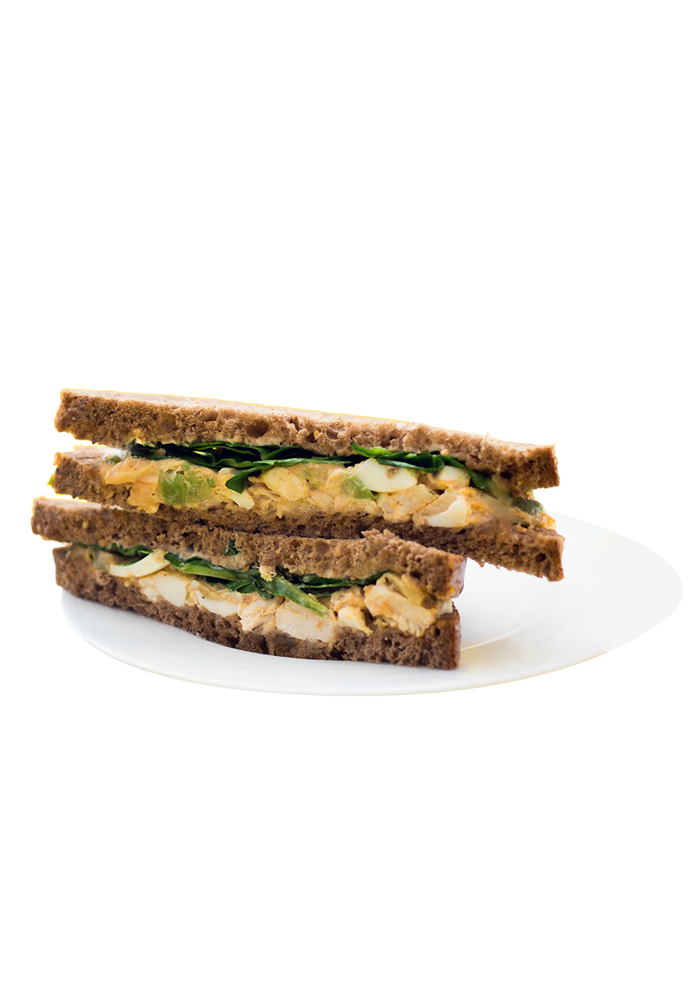 Chicken, Egg & Avocado Granary Triangle