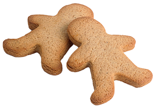 Xmas Ginger Man Μπισκότο