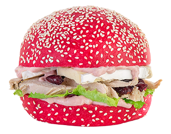 Xmas Red Brioche Sandwich