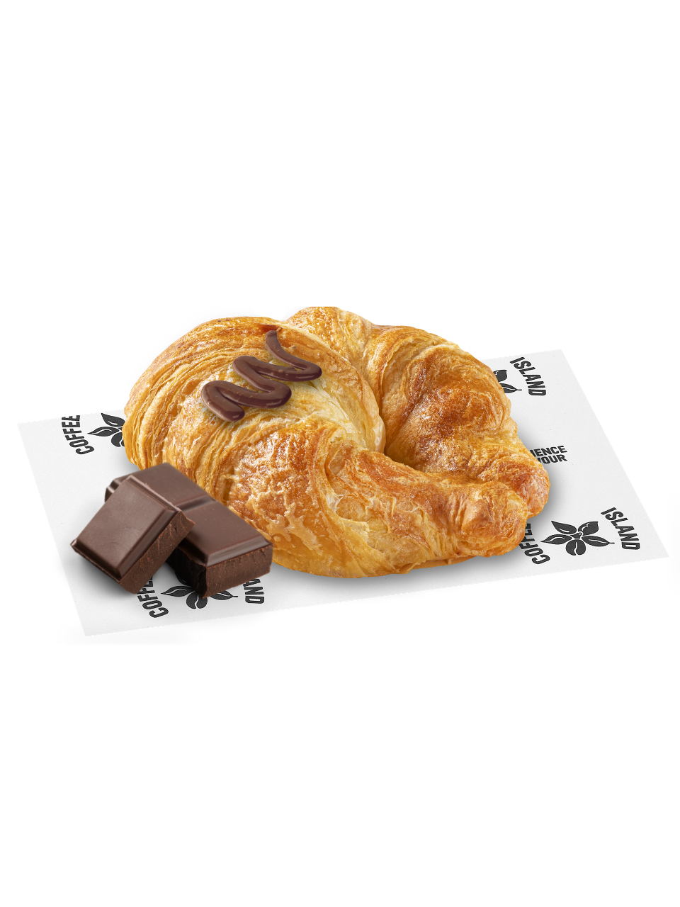 Γαλλικό Butter Croissant με Πραλίνα Φουντουκιού
