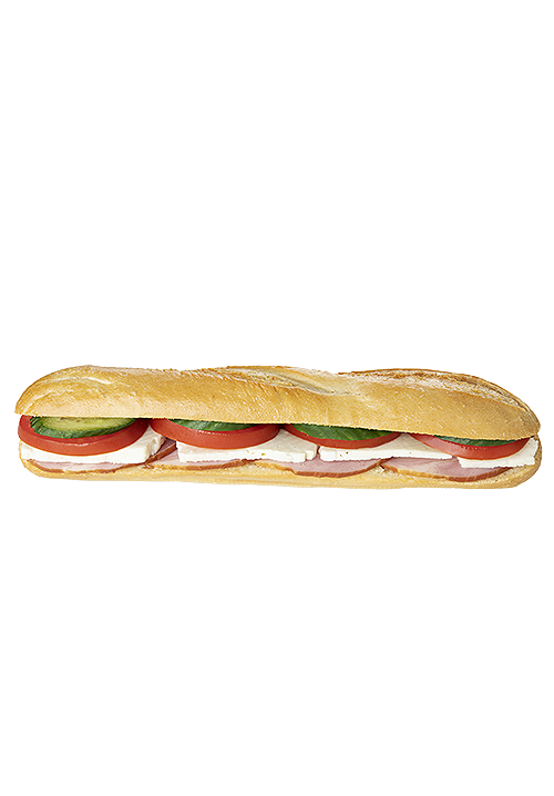 Lountza & Haloumi Baguette