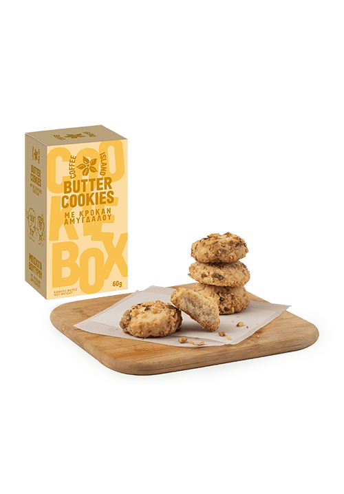 Butter Cookies with Almond Crunch