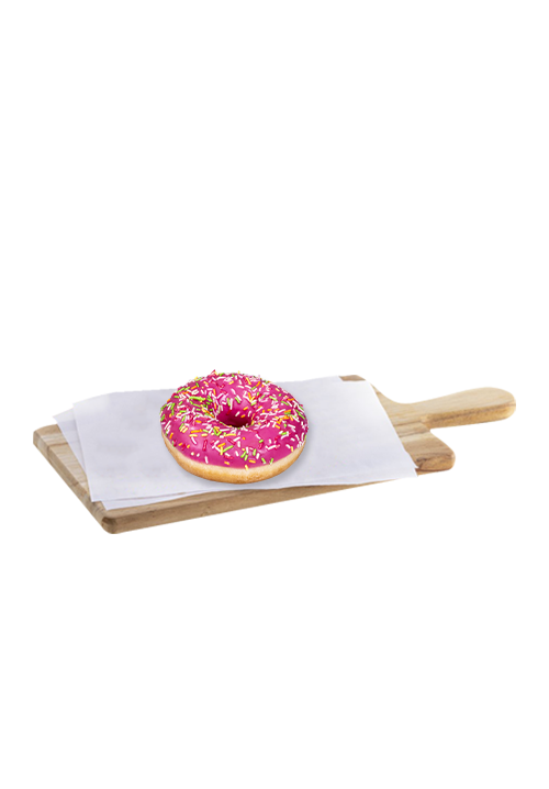 Donut with Strawberry Filling
