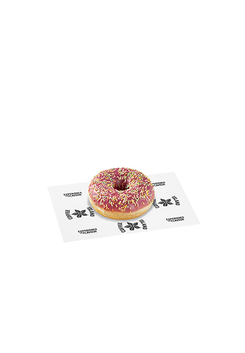 Donut with Strawberry Filling
