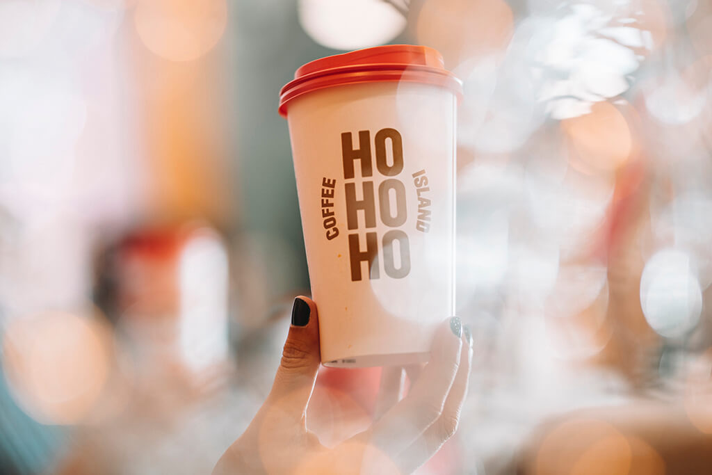 Coffee Island's Christmas HOHOHO cup