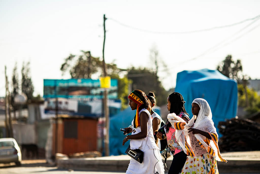 Coffee Island International Women's Day, Ethiopian women.